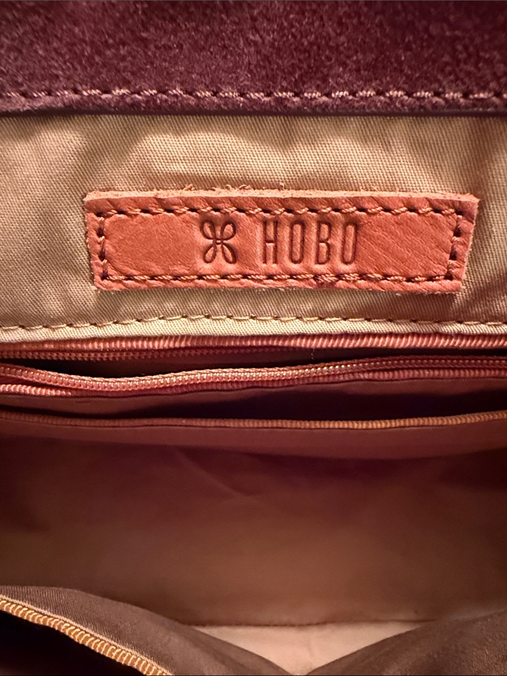 EUC Hobo Rogue Shoulder Bag in Chocolate Suede - Picture 8 of 13